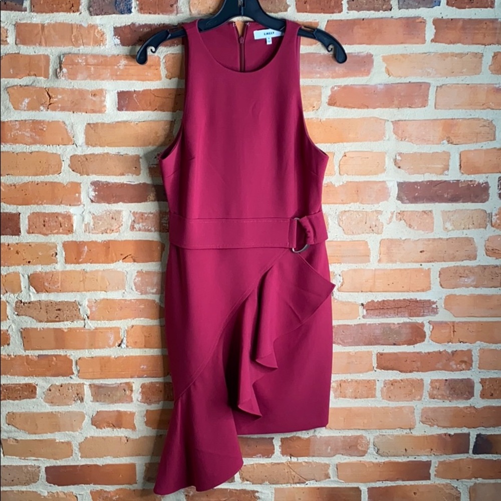 Magenta cocktail dress